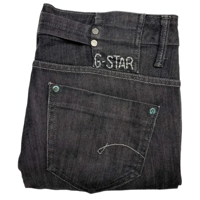 G Star Raw Jeans Womens Black High Rise Slim Denim Bottoms W31