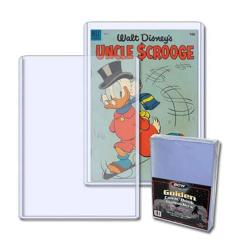 BCW Topload Holder Comic Book Golden (8" x 11" x 5mm) FREE Global Shipping
