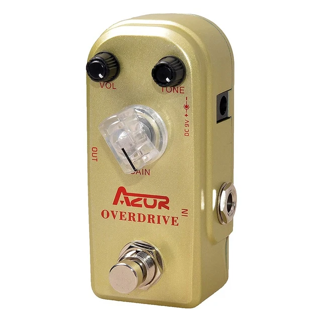 Pédale d'effet flambant neuve overdrive vintage overdrive effets alliage d'alum