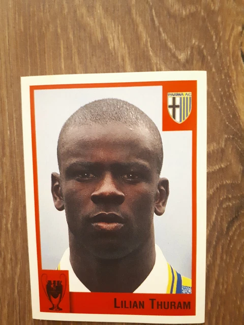 CARTE CARDS CARTINA Mapa Panini Lilian Thuram N°117 AS Monaco 1993
