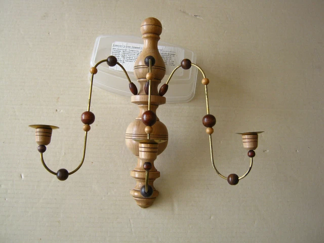 ERZGEBIRGE LEUCHTER_SPINNE_WANDSPINNE_LEUCHTERSPINNE Holz 3 armig