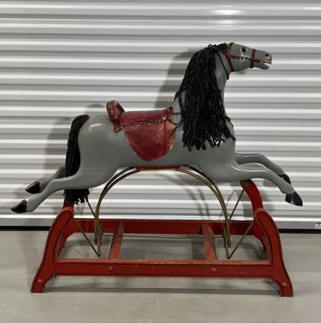 Whitney punk Reed Swinging Glider Horse