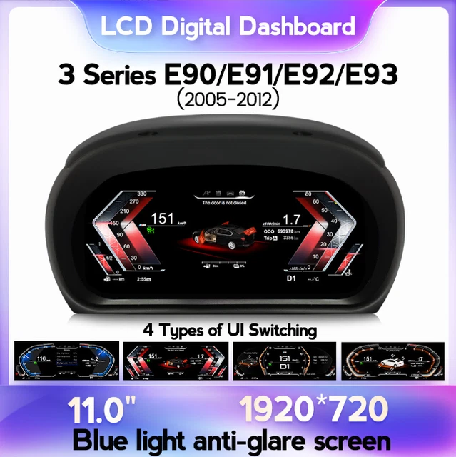 FOR BMW 3 Series E90/E91/E92/E93 20052012 Car LCD Digital Dashboard