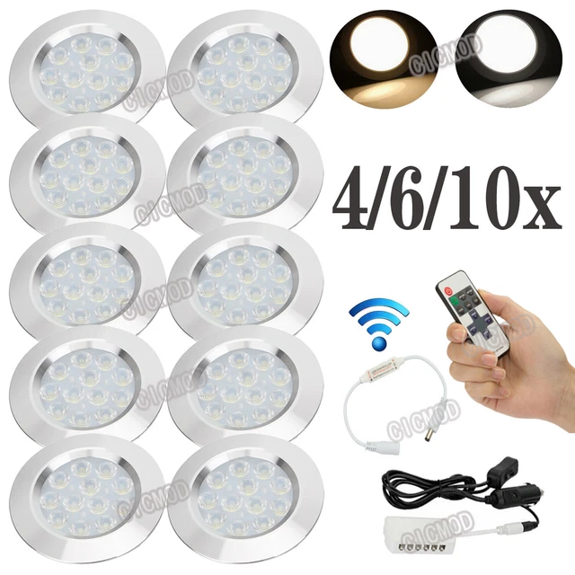 12V RECESSED LED Spot Ceiling Lights Camper Van Caravan Motorhome Boat