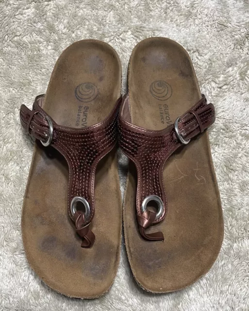 Euro Wellness Balance Sandals Women's Size 9