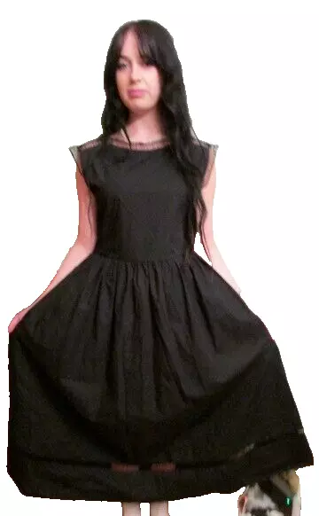 ladies beautiful black fit & flare dress from AllSaints size 10,bnwot