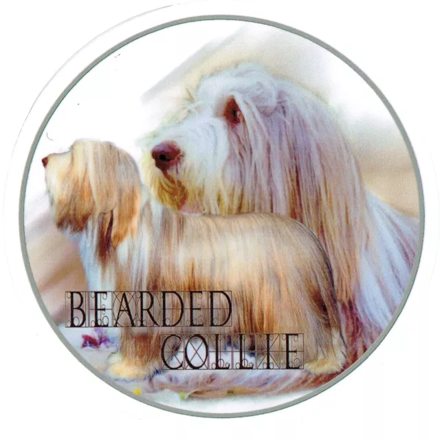 Aufkleber Motiv 1 Bearded Collie Beardedcollie Colly Colli Autoaufkleber Sticker