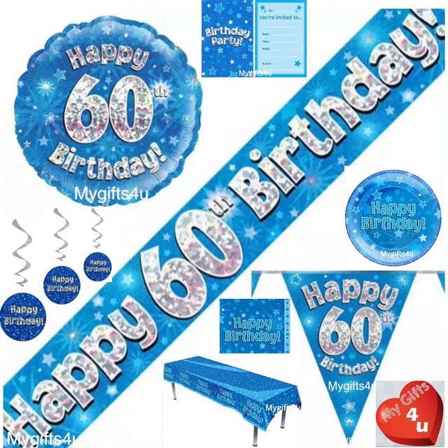 blue-age-60th-happy-birthday-party-decorations-buntings-balloons
