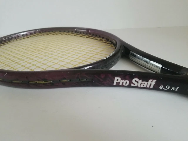Raquette Wilson Pro Staff 4.9 Si PWS - 95 Pouces² - Poignée 4 5/8 - Occasion