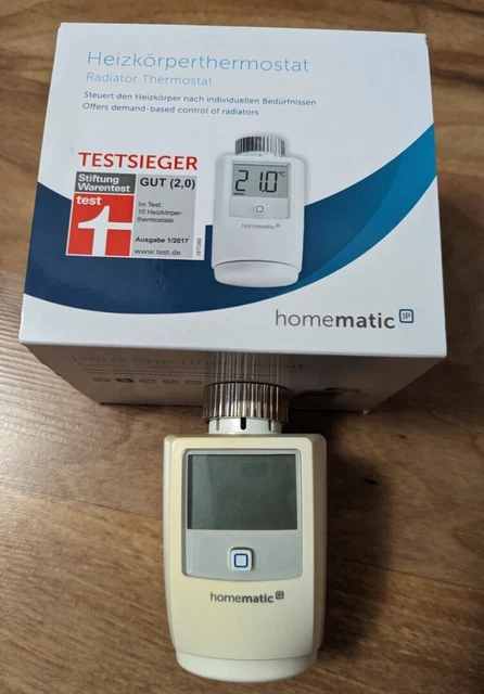 ++ Homematic IP Smart Home Heizkörperthermostat Ventilantrieb HMIP-eTRV-2 ++