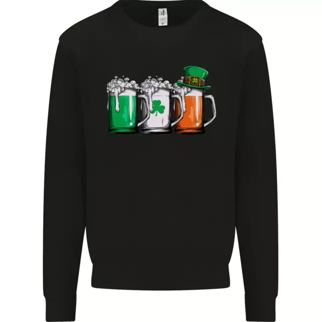 St Patricks Day Beer USA Irish Funny Mens Sweatshirt Jumper