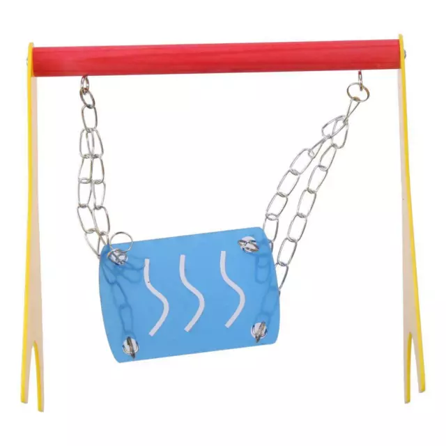 Acrylic Swing Chicken Toy Hanging Hammock for Hens Birds Perch Stand