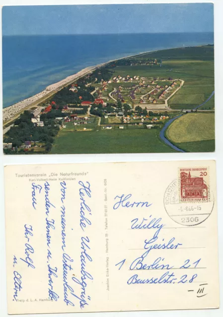 12476 - California - Karl-Volkert-Heim - aerial picture - postcard, run 5.8.1966