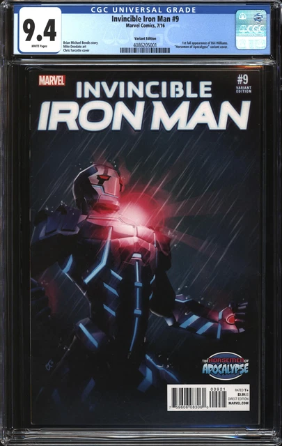 Invincible Iron Man (2015) #9 Horsemen Of Apocalypse Variant CGC 9.4 NM
