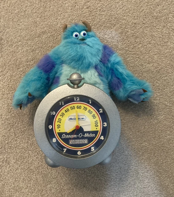 Scream Clock Image ROBINSONS DISNEY PIXAR Monsters Inc. Sully Alarm Clock Scream-o-Meter ...