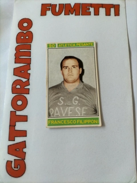 Figurine Panini Campioni Dello Sport 1967/68 – édition EPM, Sticker Original