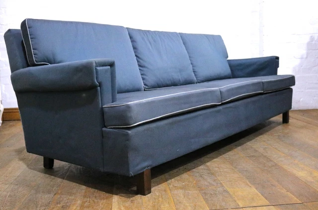 Vintage retro 3 / 4 seater mid century sofa settee
