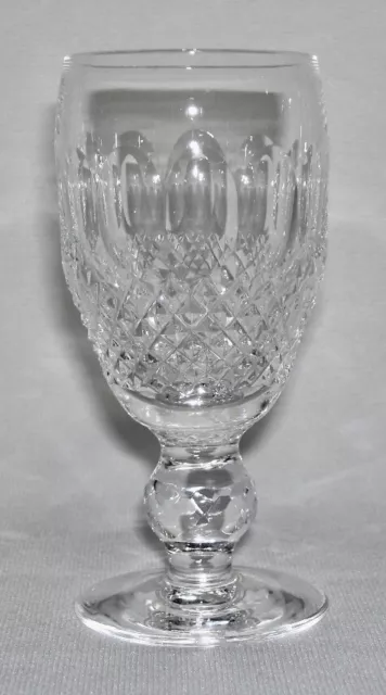 WATERFORD ~ Elegant Cut Crystal 3 Oz. SHERRY GLASS (Colleen) ~ Ireland