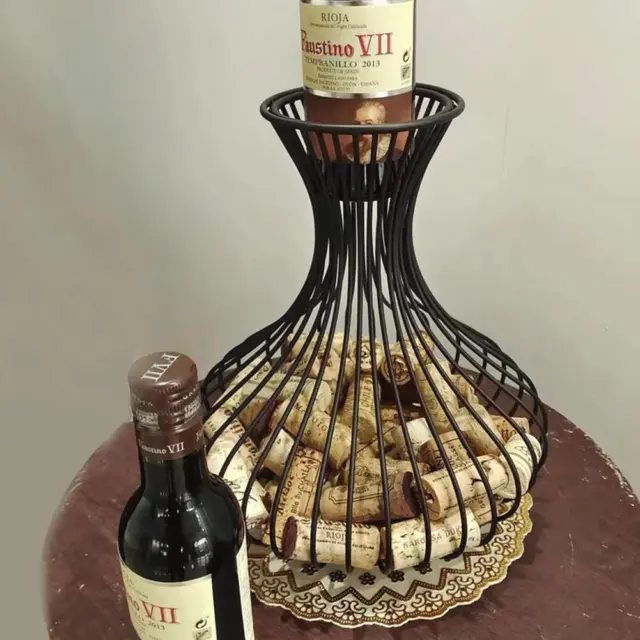 LF# Wine Cork Holder Kitchen Table Centerpieces Rustic Decor Useful for Wine Lov