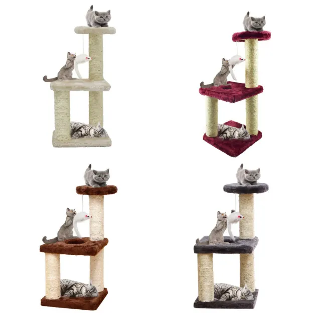 Cat Tree Tower Activity Center Playing House Condo Rest Cat Post Scratcher