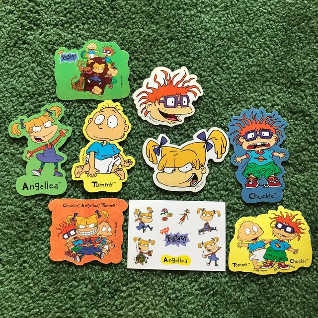 Sticker 1998 VINTAGE 1998 VIACOM Nickelodeon Rugrats Vending Machine Sticker Lot Of ...
