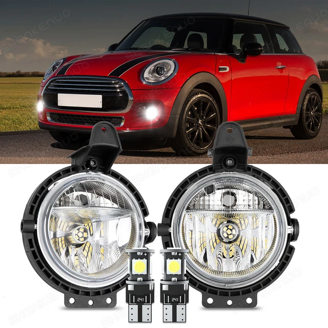2x Front Bumper Fog Light Lamp DRL For Mini Countyman R60 Paceman R61 2010-2016