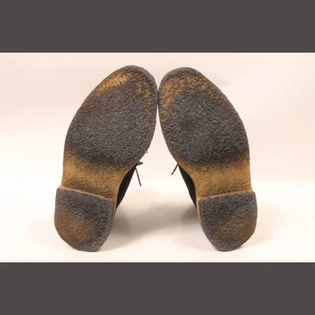 TOM BROWN THOM BROWNE SUEDE BROGUE BOOTS WORK WING TIP LACE UP 25