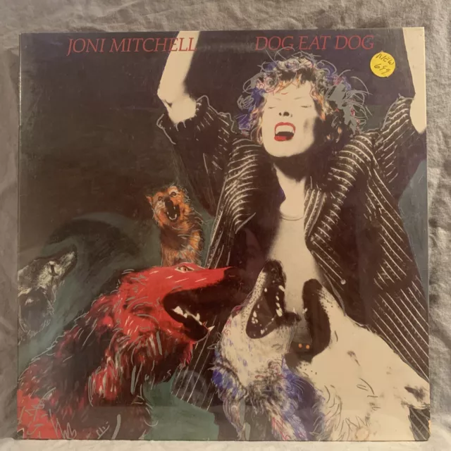 Joni Mitchell Dog Eat Dog SEALED Original ROCK Mint Vinyl