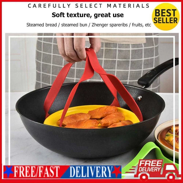 Estante vaporizador de huevos multifunción para cabestrillo de silicona portátil (rojo)
