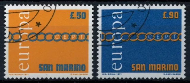 San Marino 1971 SG#913-4 Europa Cto Used Set #E36576
