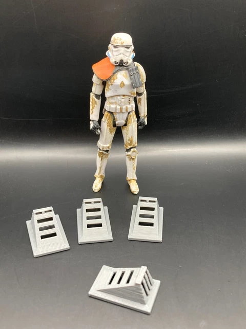4 CUSTOM STAR WARS HOTH ECHO BASE floor lights for 3.75" FIGURE DIORAMA 4 CUSTOM STAR WARS HOTH ECHO BASE floor lights for 3.75" FIGURE DIORAMA