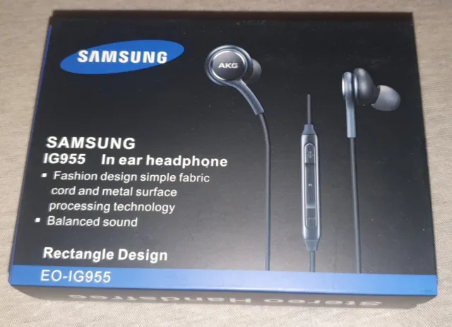 Samsung Akg 3.5Mm Wired Headphones Ig955 In-Ear Earphone With Microphone Volume