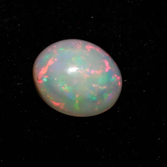 7 CT Big Natural Ethiopian Welo Fire Opal Oval Cabochon Loose Gemstone 13x11mm