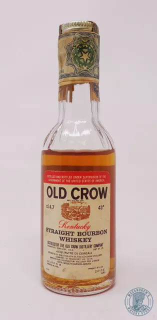 Miniature / Mignon Kentucky Straight Bourbon Whiskey OLD CROW