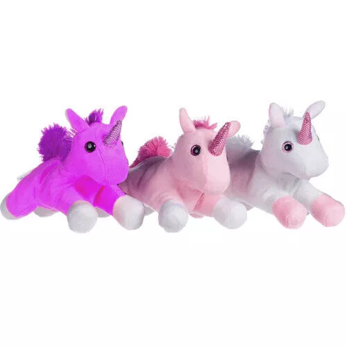 Soft Plush Unicorn Teddy Bear Present Cute Toy Kids Girls Cuddly 8" Xmas Gift