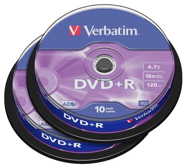 LOTTO30 DVD +R 4,7 GB/120 MINUTI, VELOCITÀ 16x MISTI VERBATIM/KODAK QUALITÀ TOP