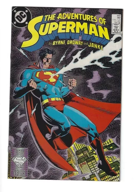 The Adventures of Superman #440 (DC Comics May 1988) Byrne, Ordway & Janke