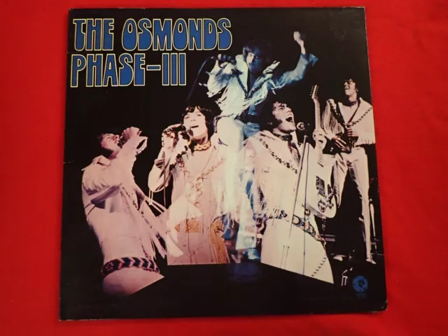 The Osmonds Phase-Iii Gatefold With Poster ! 1971 Mgm Ise 4796