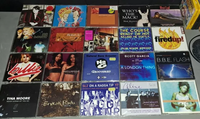 BIG Bundle of 78 Dance/Trance /pop CD Singles - Various Artists