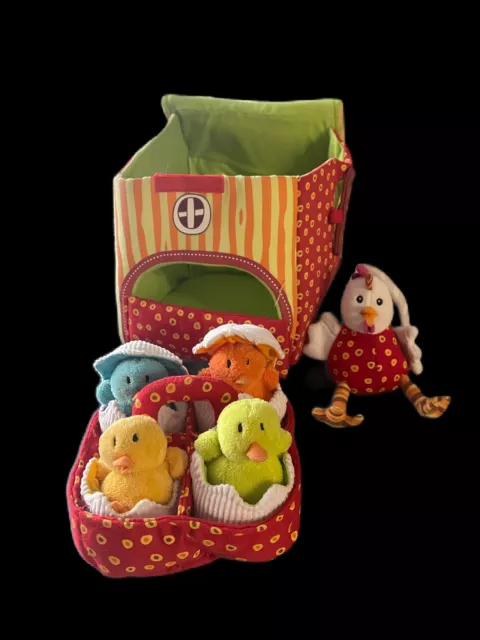 Lilliputiens Chicken Coop Animal Playset Toddler Toy Gift 18m+ BN Chicks Hen Egg