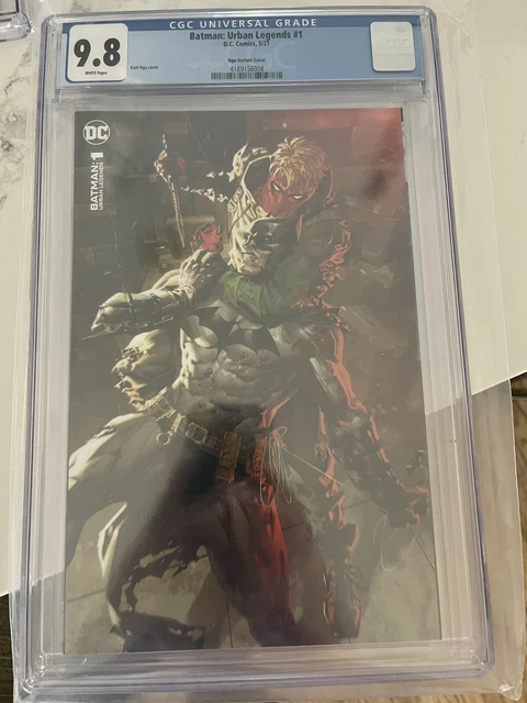 BATMAN Urban Legends #1 CGC 9.8 NM/MT Kael Ngu Variant Cover DC Comics!!