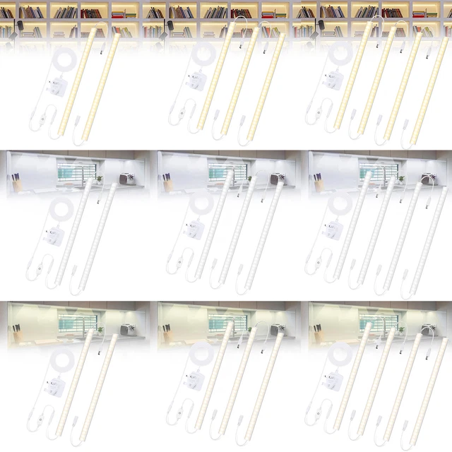 DIMMABLE LED STRIP Lights Bars Kitchen Cupboard Under Lights