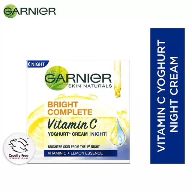 Garnier Hell Komplett Vitamin C Joghurt Nachtcreme, 40g