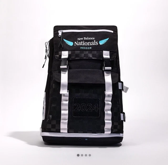 2018 NEW BALANCE Nationals NBN Indoor Bag Backpack Rare Black Red