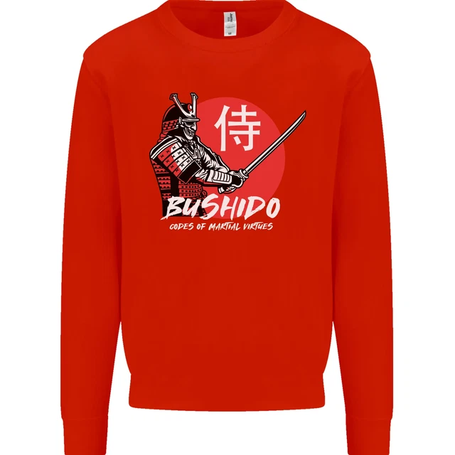 Felpa maglione Bushido Samurai Warrior Sword Ronin MMA Sword 8