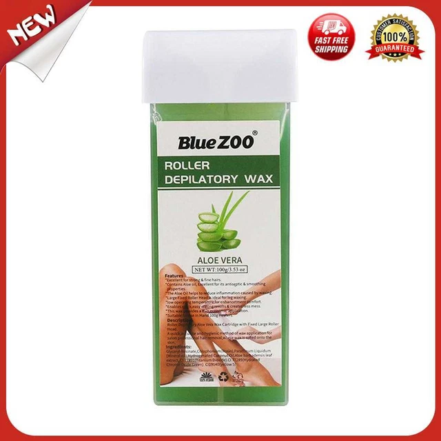 es 100g Roll-On Hair Removal Depilatory Heater Waxing Cartridge (Aloe)