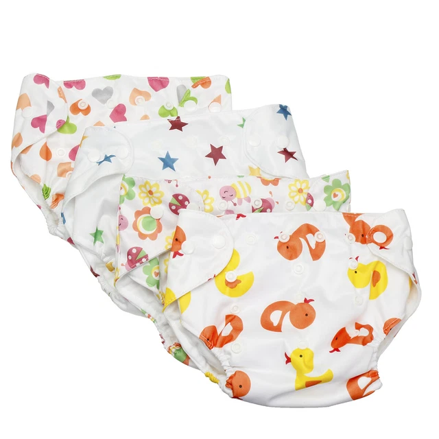 Adjustable Baby Pocket Cloth Diaper Cover Infant Kid Nappy Washable Reusable 5