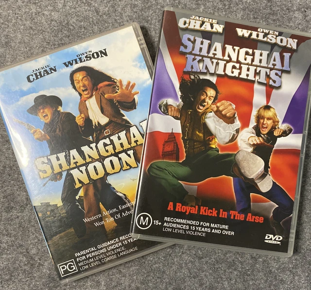 SHANGHAI NOON/SHANGHAI KNIGHTS (DVD 2000/03) Region VGC with