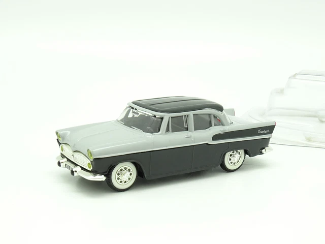 Miniature NOREV Simca Chambord 40/91 – Bleu Clair Et Noir, échelle 1/43, En Boîte