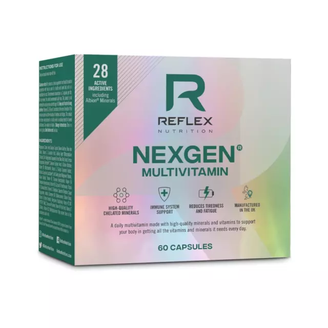 (60g Dose, 286,17 EUR/1Kg) Reflex Nutrition Nexgen Multivitamin (60 Capsules)